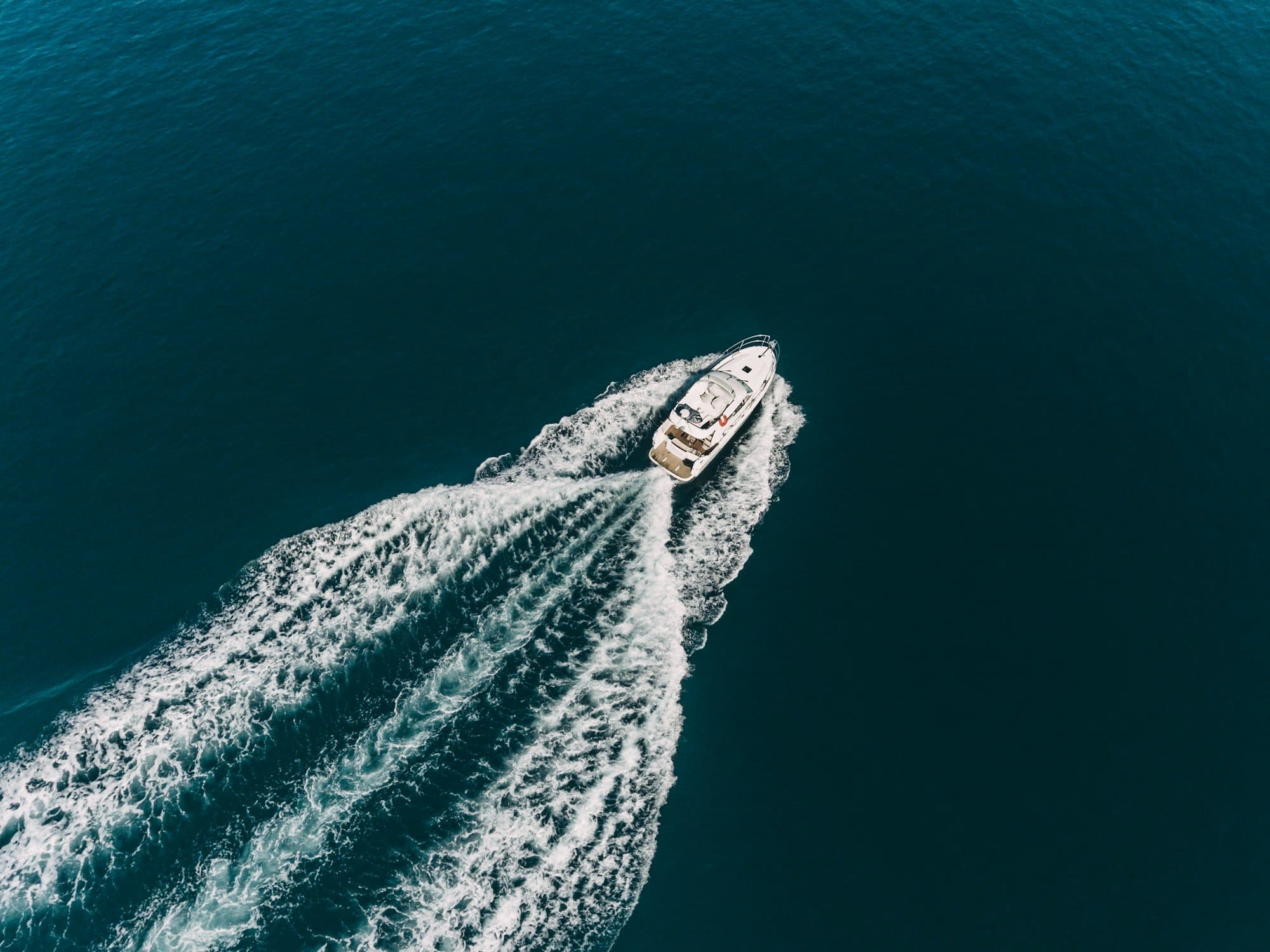 Sailing yacht at sea