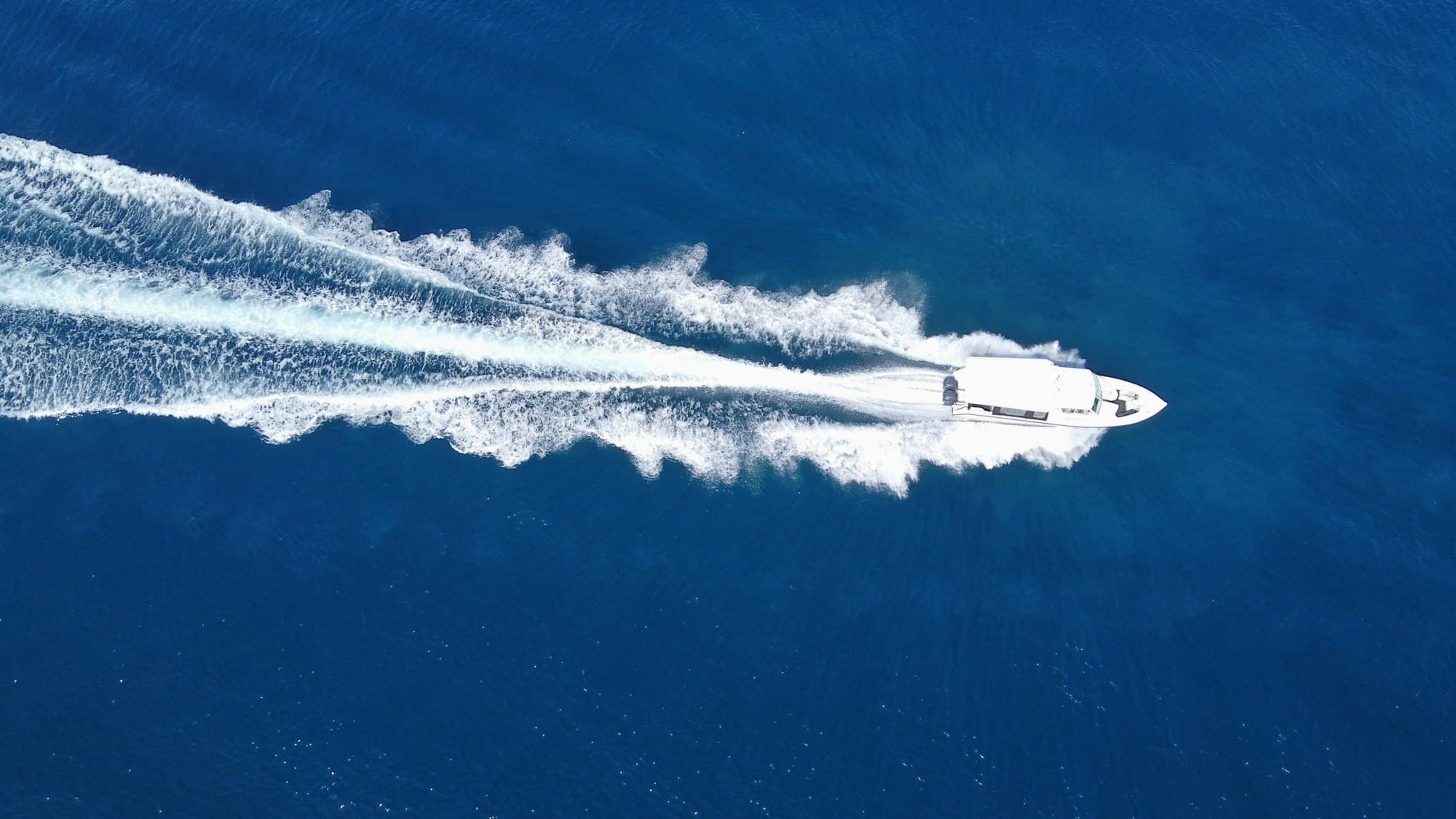 Sailing yacht at sea