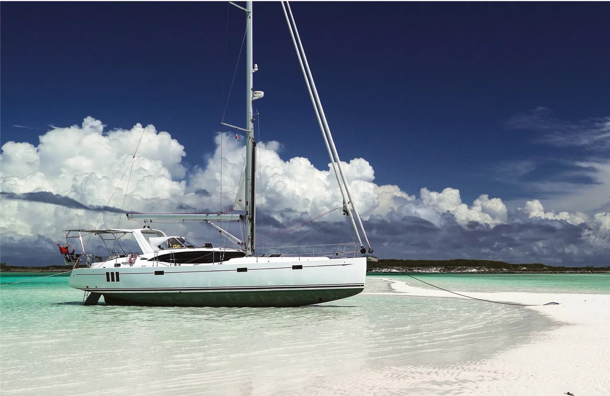 A Southerly variable-draft cruiser under sail