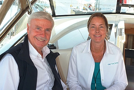 Sharon and Jack at S&J Yachts