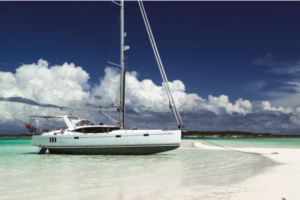 Southerly Yachts: Without Limits - Southerly 480 exterior on beach