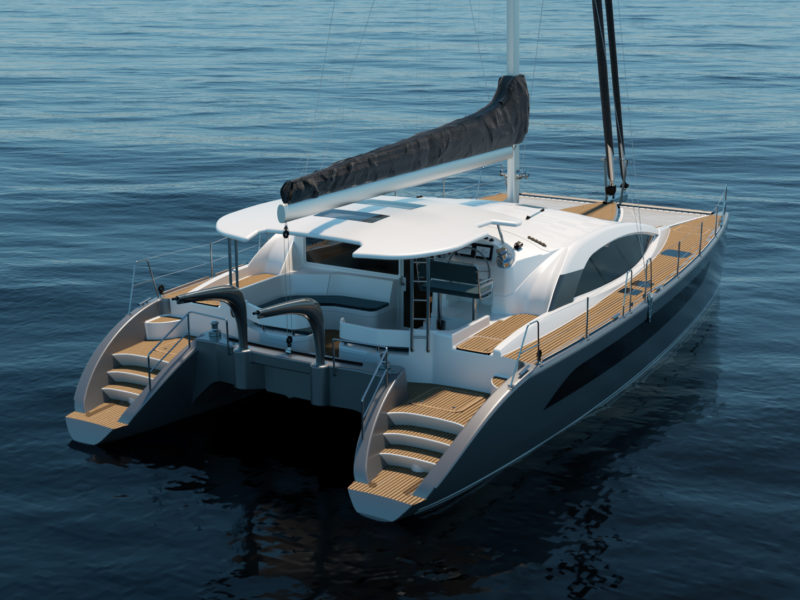 Bluewater 50 MK3 offered by S&J Yachts. Built by Ocean Shipyard Limited