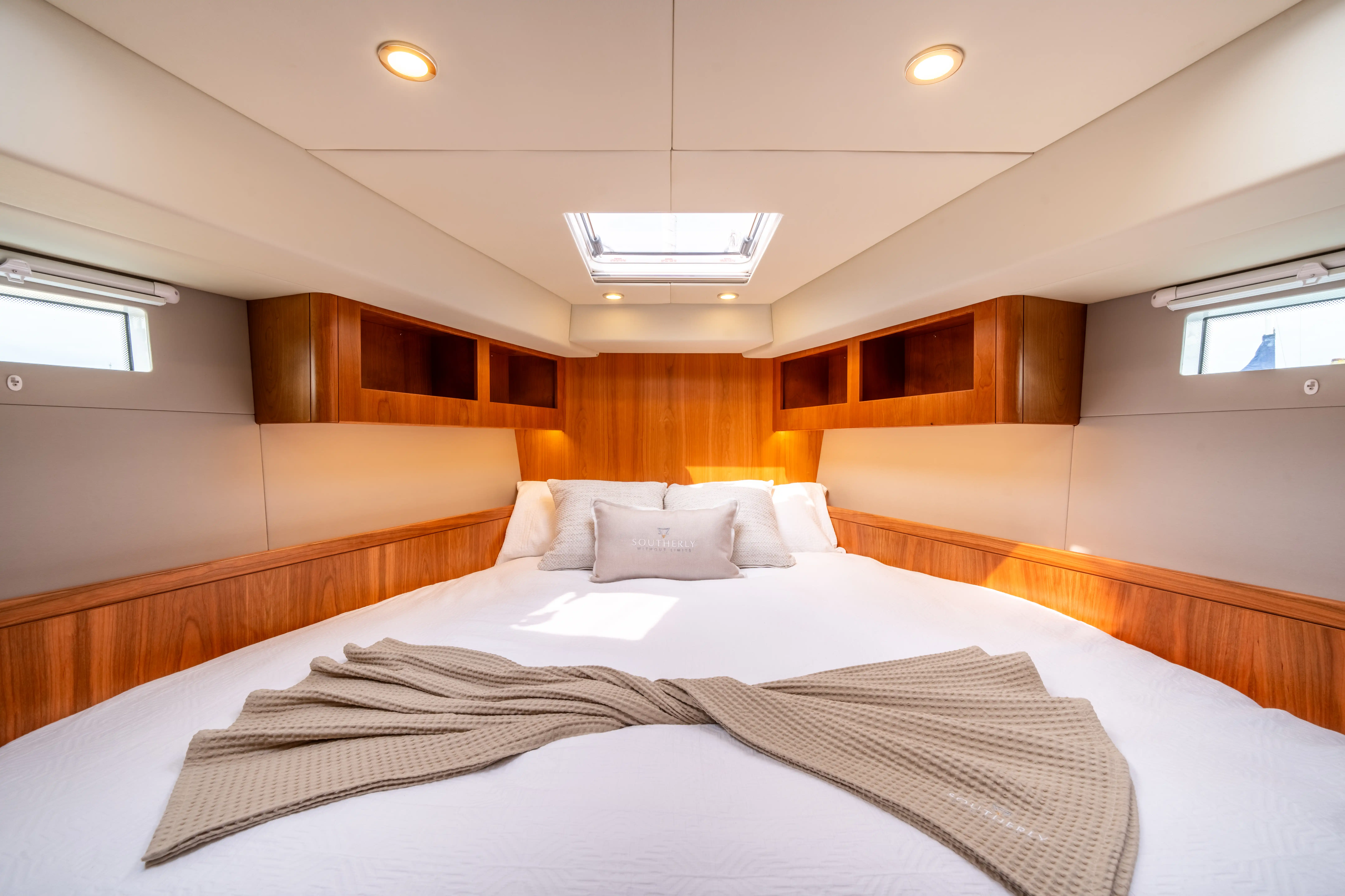 Southerly Yachts: Without Limits - Southerly 480 interior forward cabin v-berth