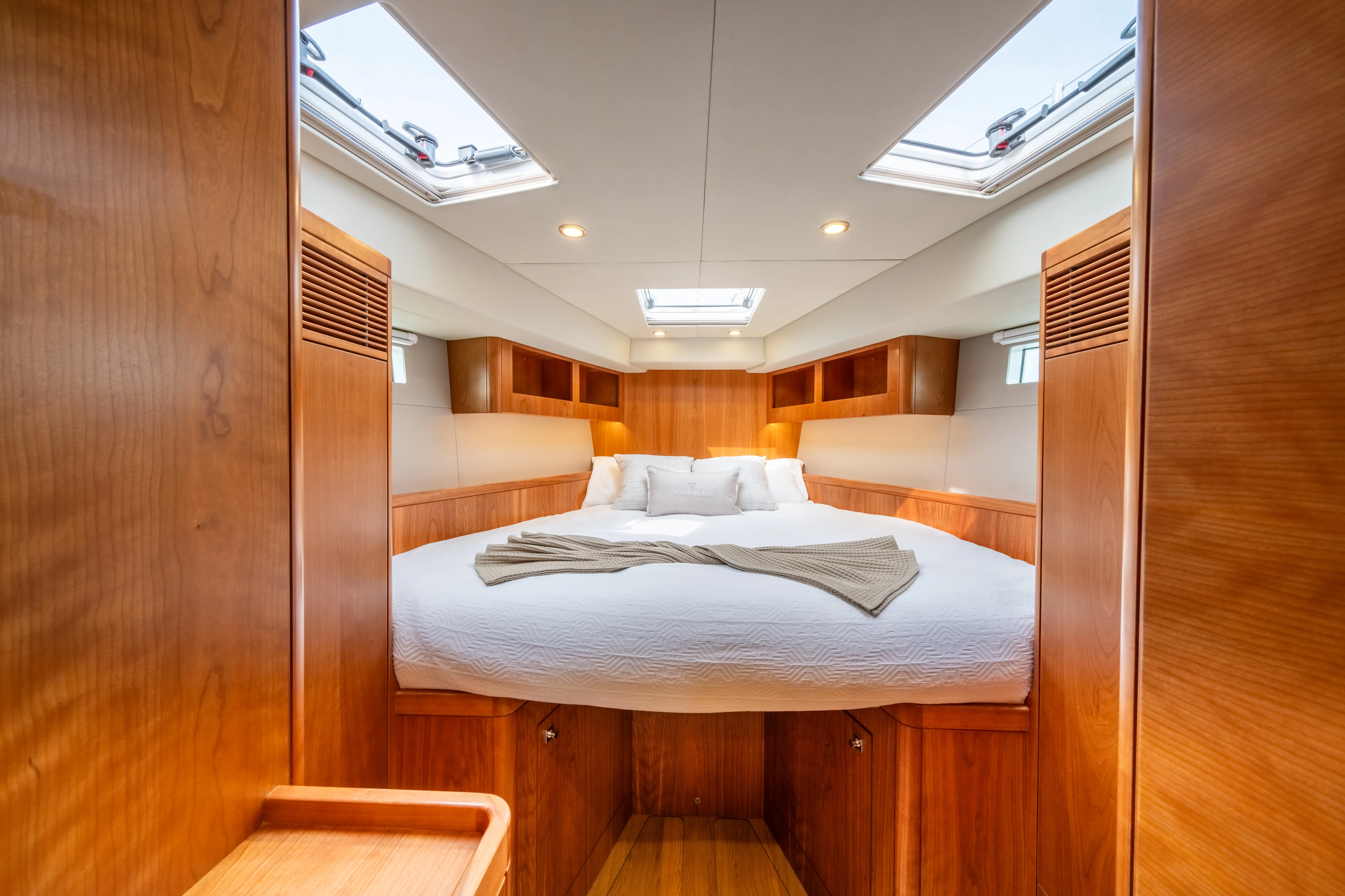 Southerly Yachts: Without Limits - Southerly 480 interior forward cabin v-berth