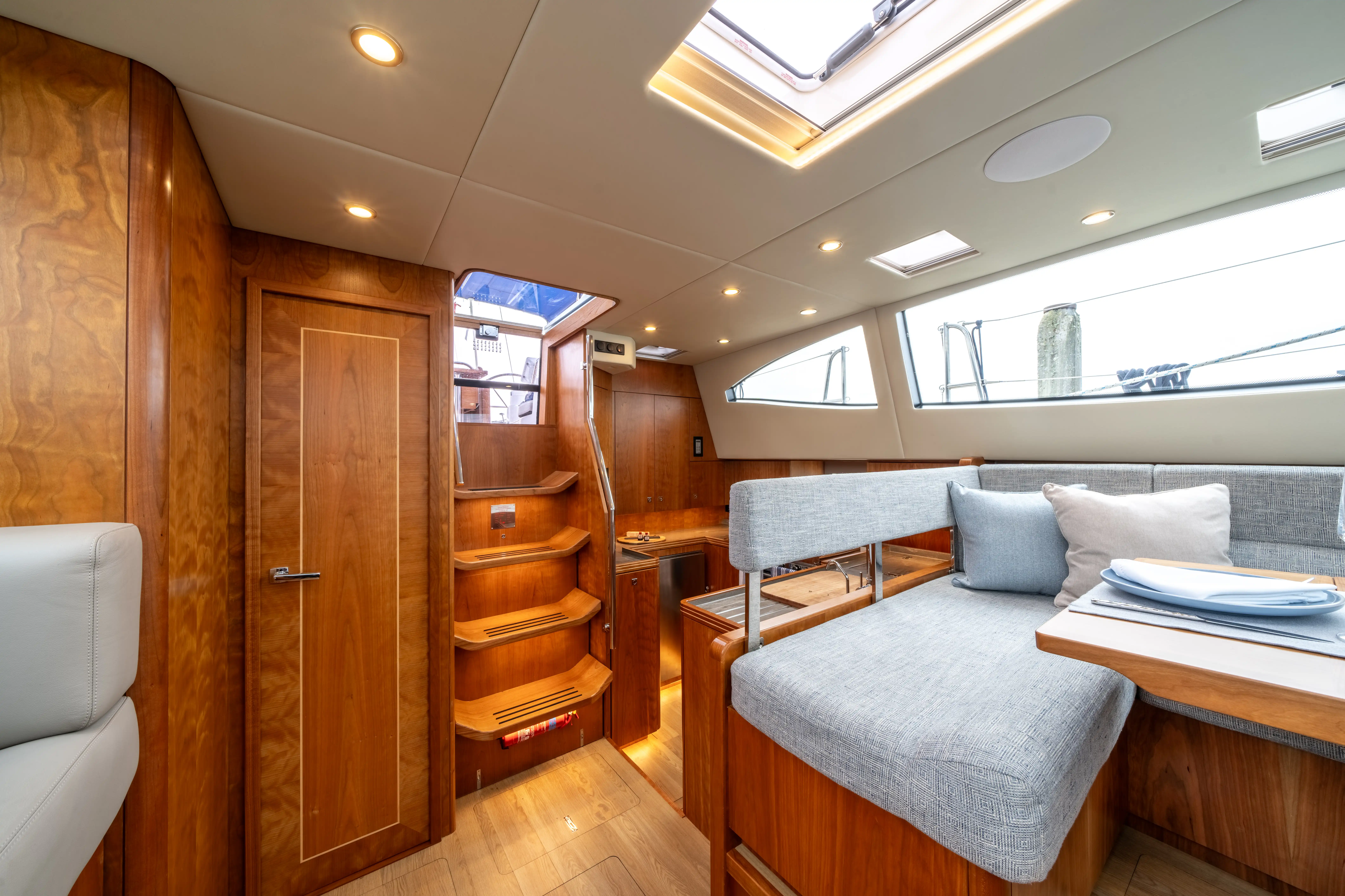 Southerly Yachts: Without Limits - Southerly 480 interior salon dinette
